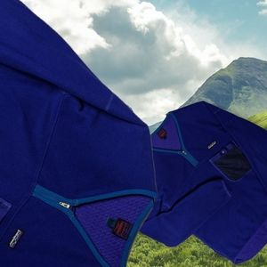 PATAGONIA Men's Vintage Retro Capilene Fleece Pullover Jacket USA Activewear EUC